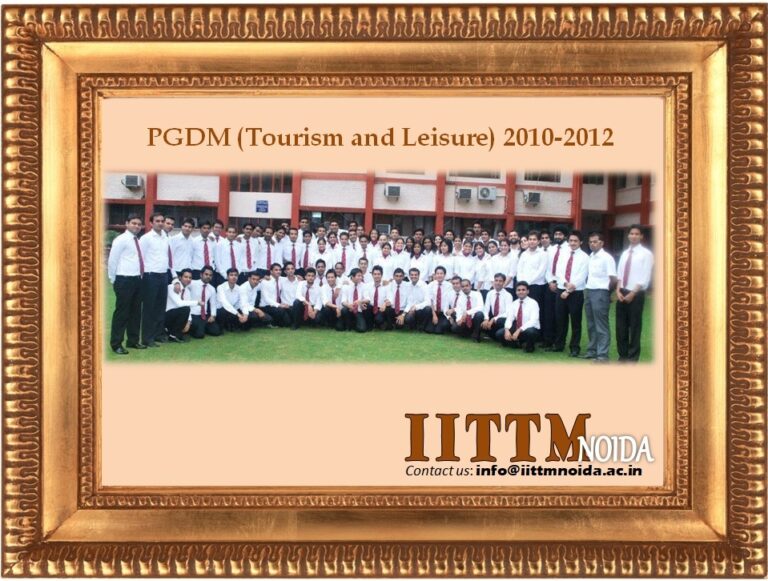 Alumni Of IITTM Noida – Indian Institute Of Tourism & Travel Management